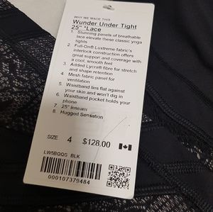 Lulu lemon lace tights